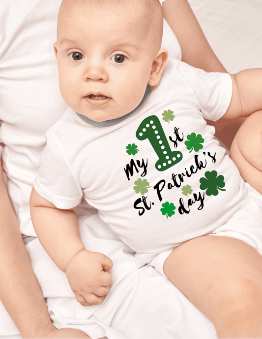 1st St Patrick's Day Baby/Toddler Unisex Body Suit / anygiftforyou