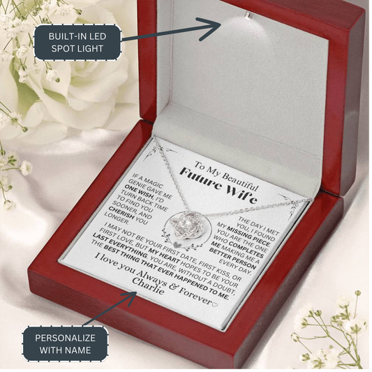 My Last Everything - Eternal Love Knot Necklace for My Future Wife