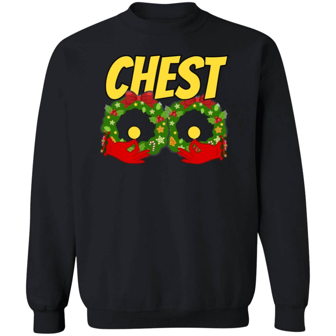 Chest Nuts Couples Funny Matching Ugly Sweaters - AnyGiftForYou