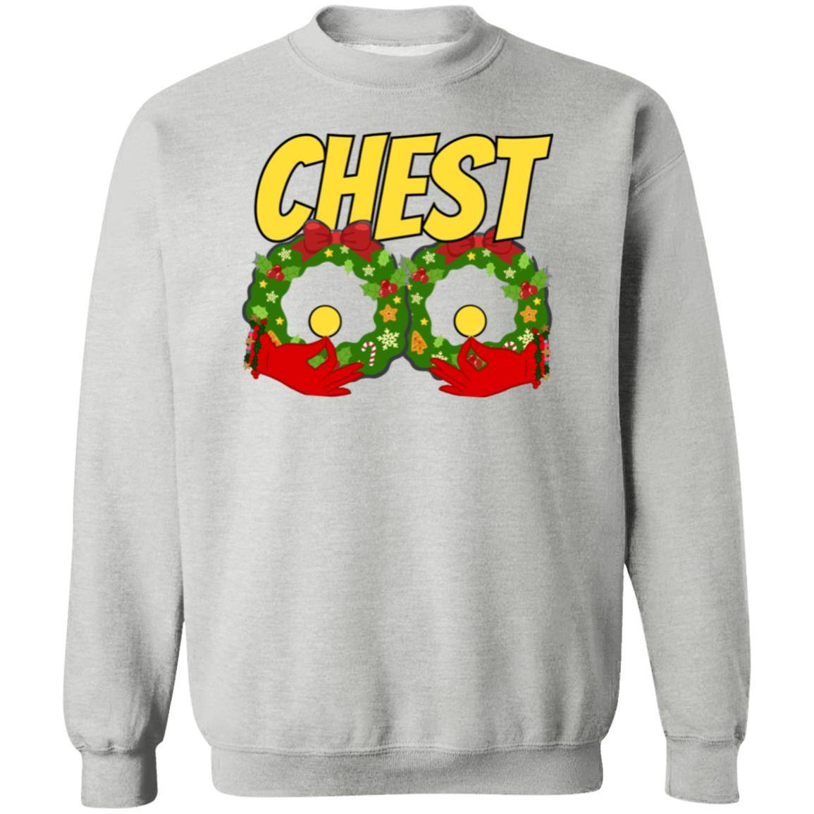 Chest Nuts Couples Funny Matching Ugly Sweaters - AnyGiftForYou
