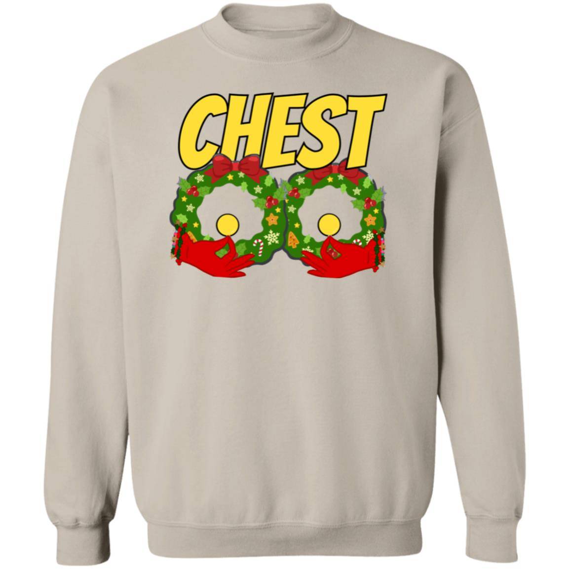 Chest Nuts Couples Funny Matching Ugly Sweaters - AnyGiftForYou