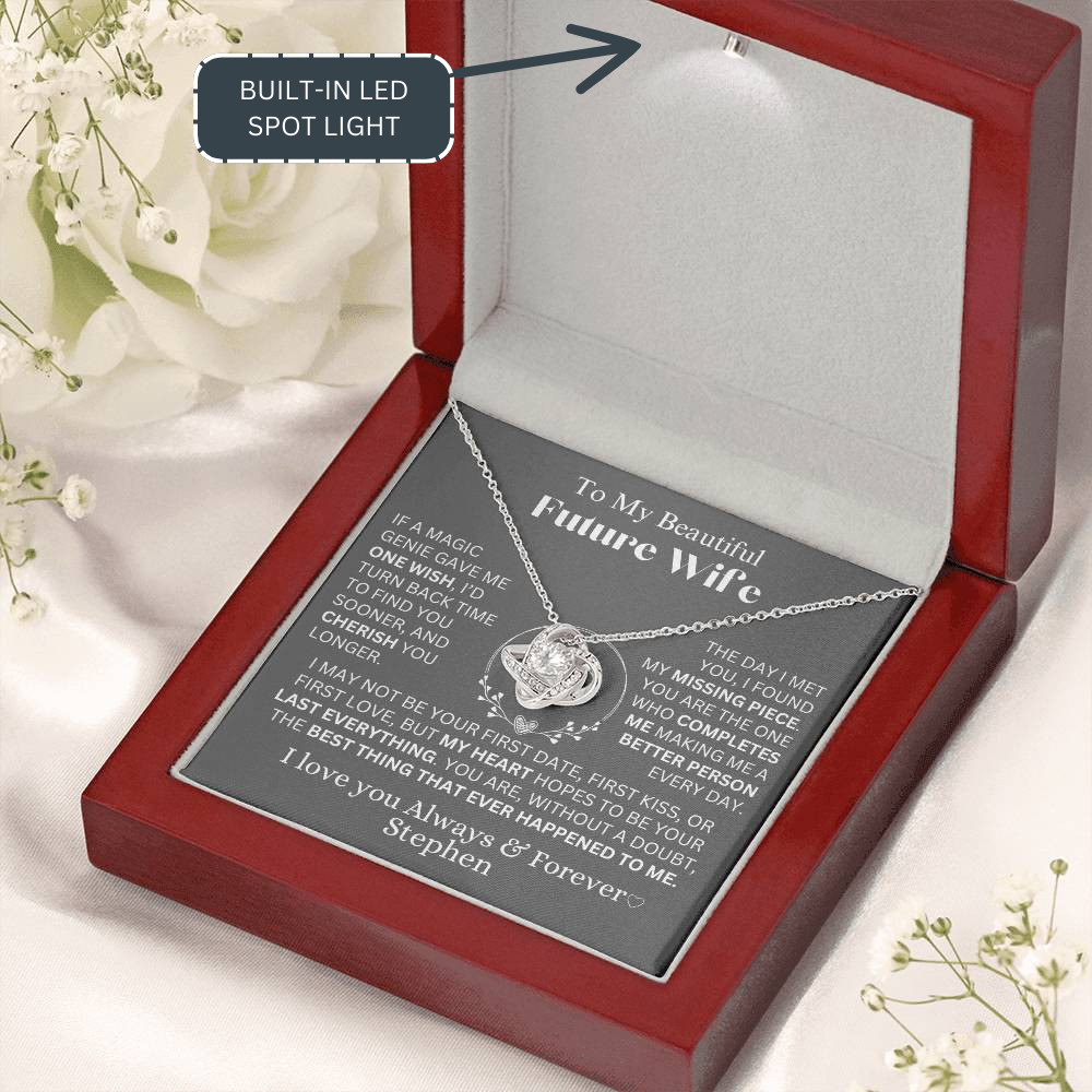 My Last Everything - Eternal Love Knot Necklace for My Future Wife