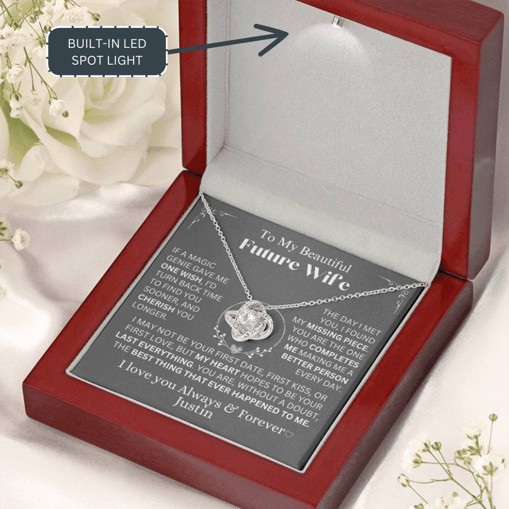 My Last Everything - Eternal Love Knot Necklace for My Future Wife