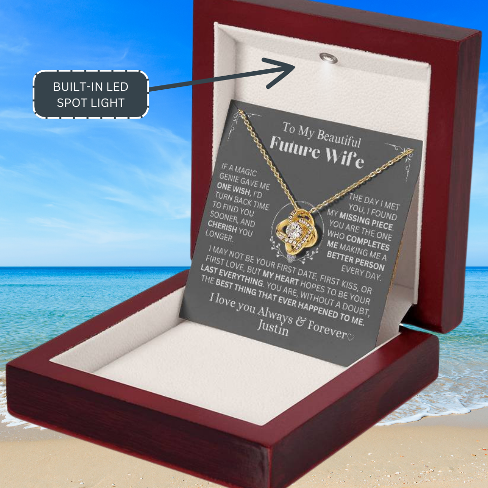 My Last Everything - Eternal Love Knot Necklace for My Future Wife
