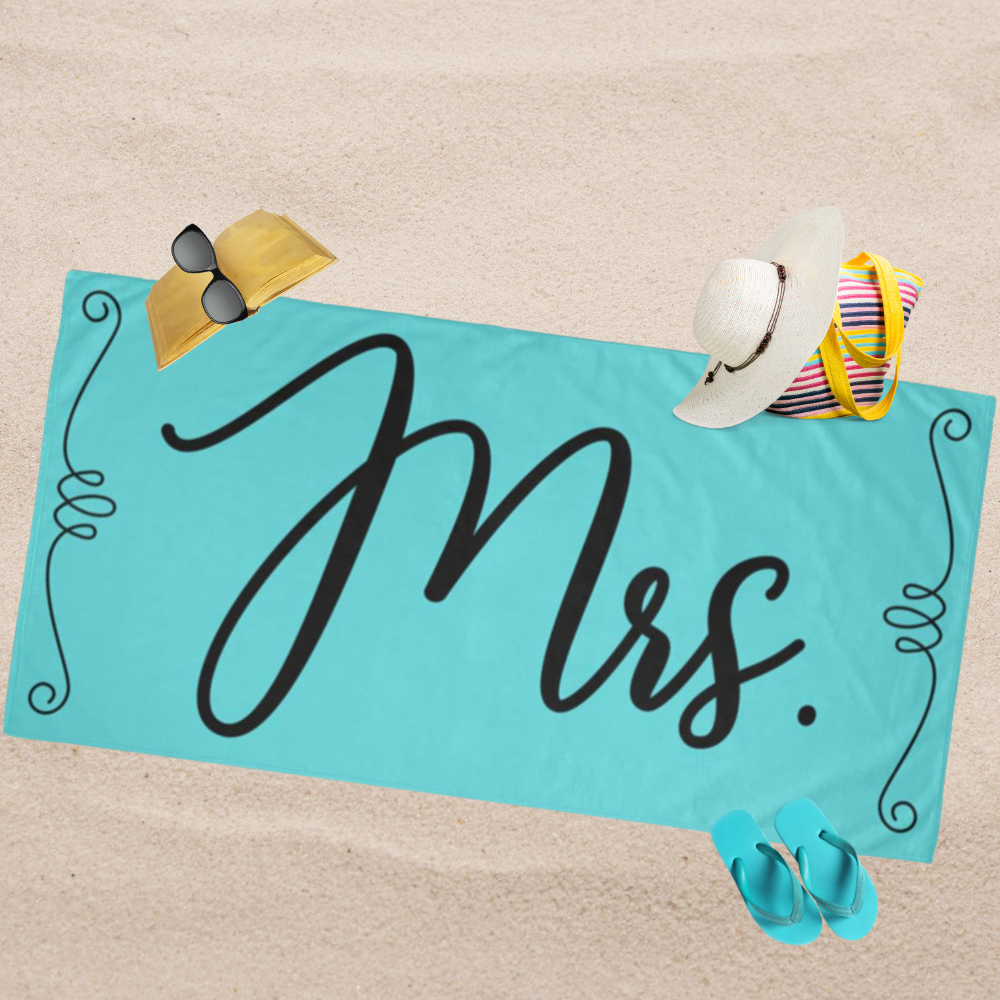Mrs. Beach Towel in Turquoise