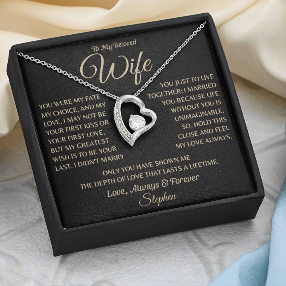 Always and Forever Love Necklace for Wife