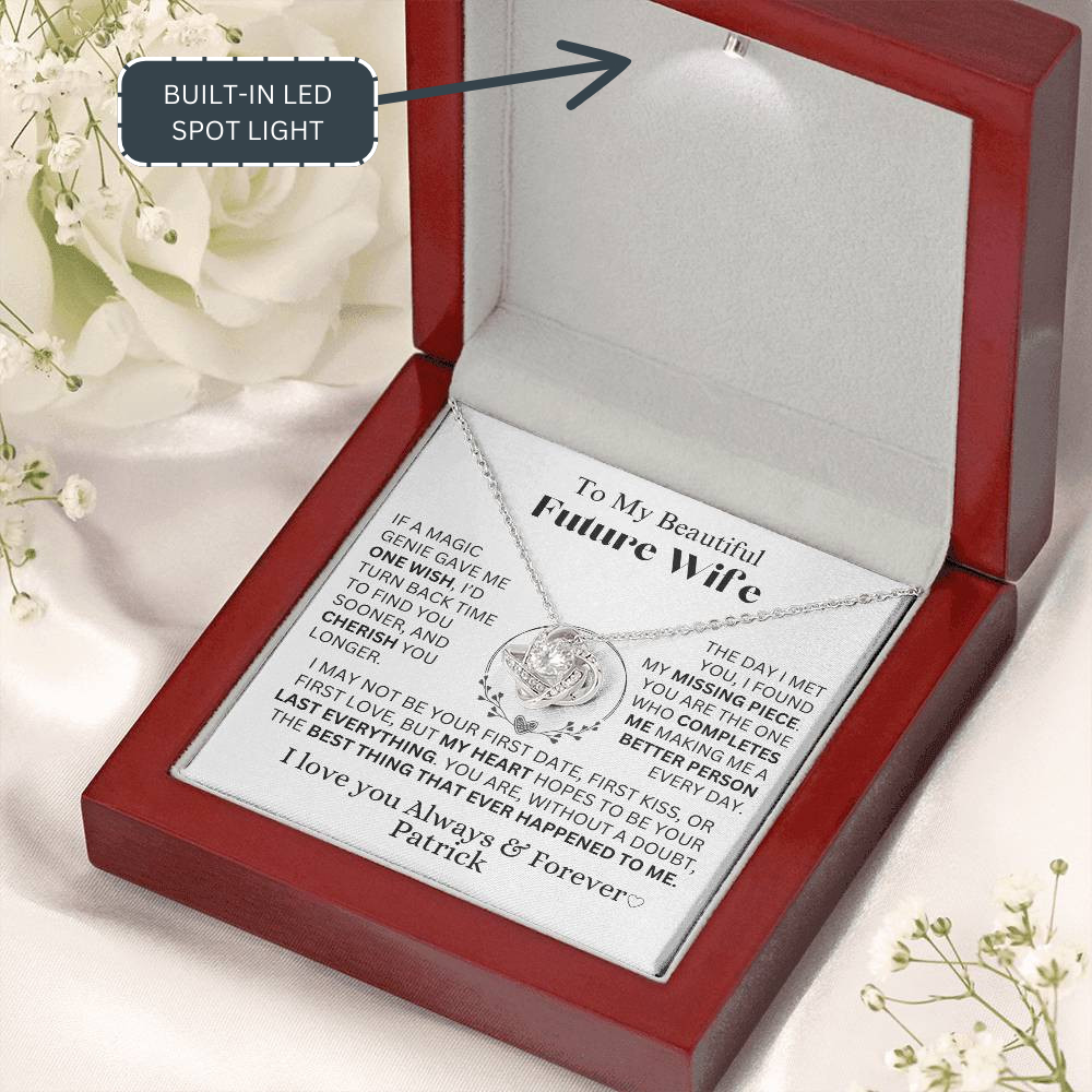 My Last Everything - Eternal Love Knot Necklace for My Future Wife