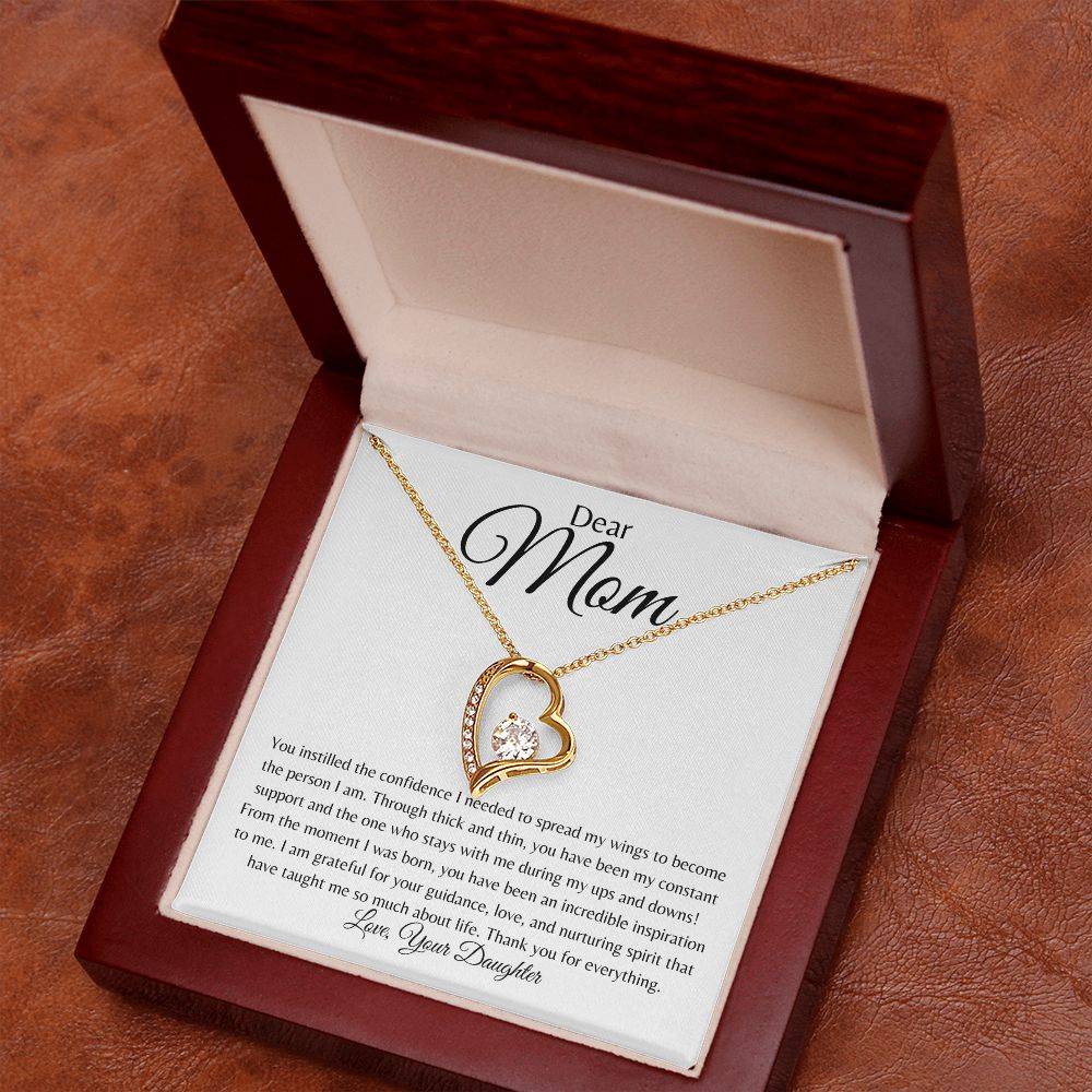 To Mom | Forever Love Necklace | From Daughter - Any Gift For You