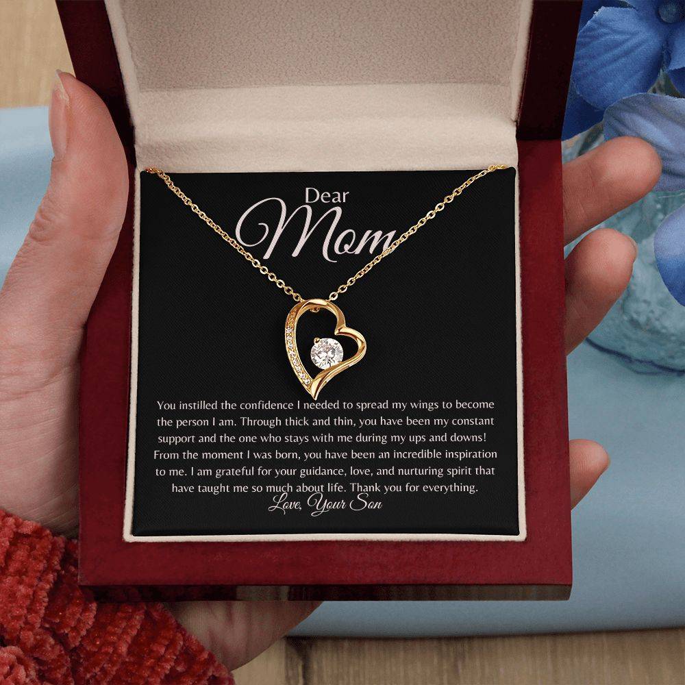 To Mom | Forever Love Necklace | From Son - Any Gift For You