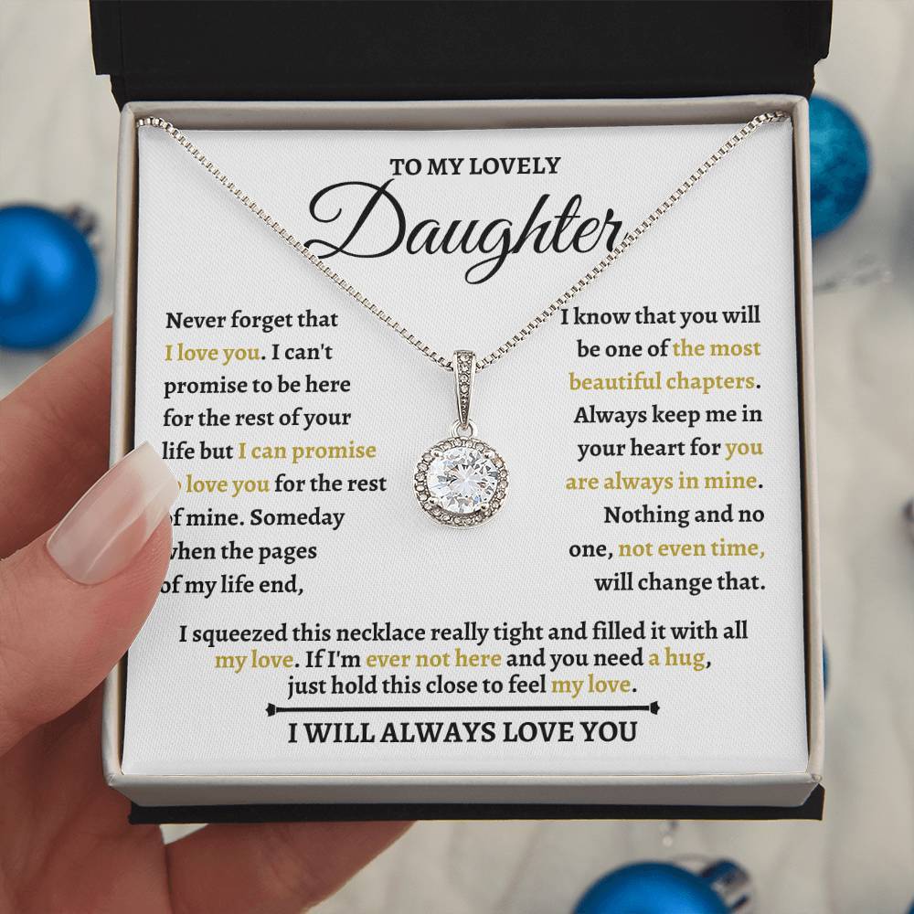 Eternal Hope Necklace To My Lovely Daughter