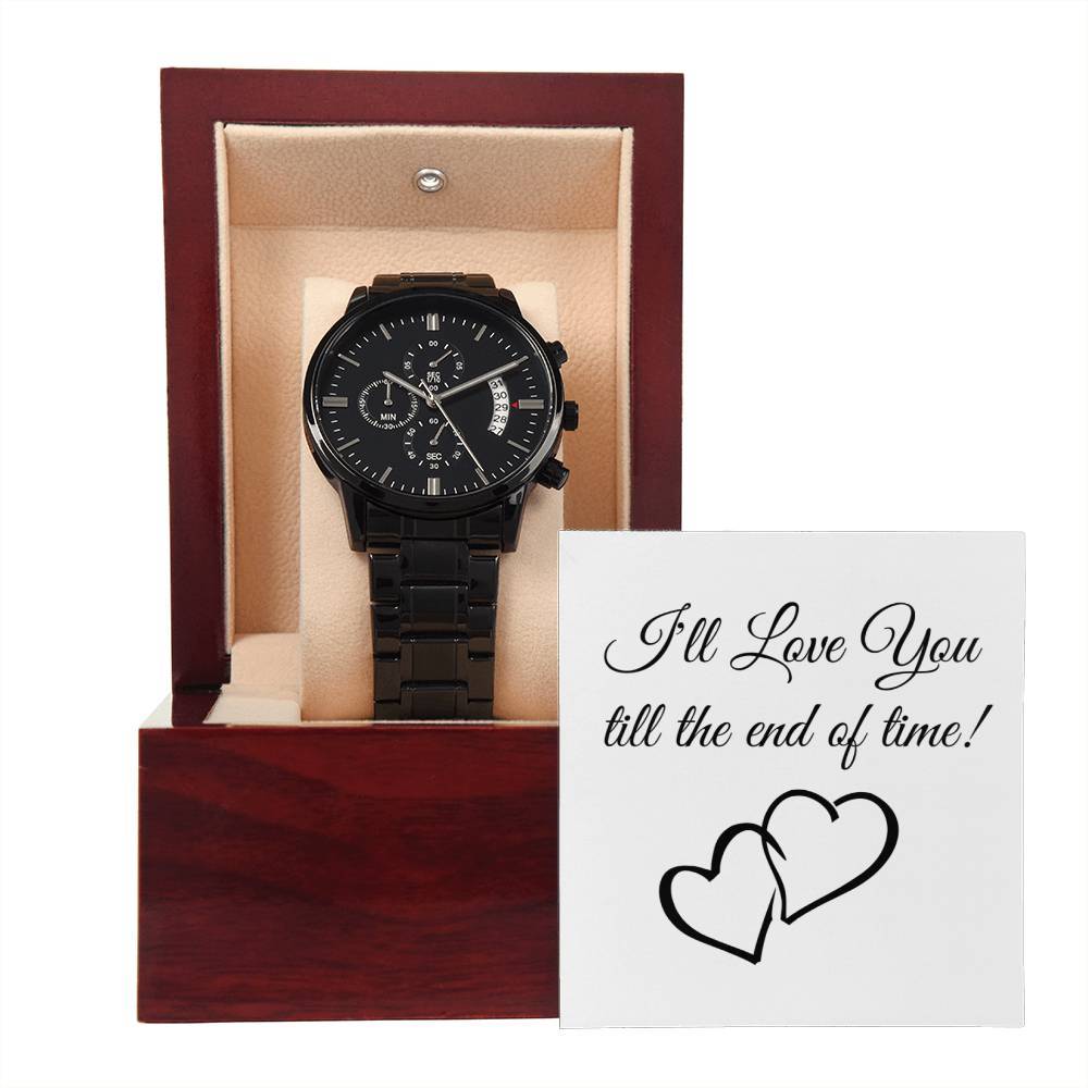 Chronograph Watch | 'Till the End of Time - AnyGiftForYou