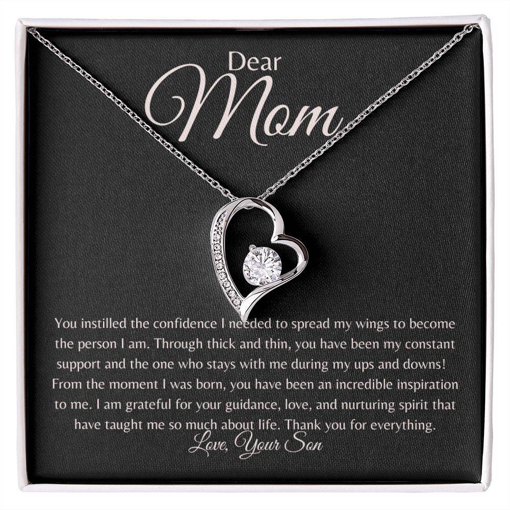 To Mom | Forever Love Necklace | From Son - Any Gift For You