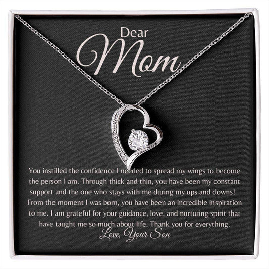 To Mom | Forever Love Necklace | From Son - Any Gift For You