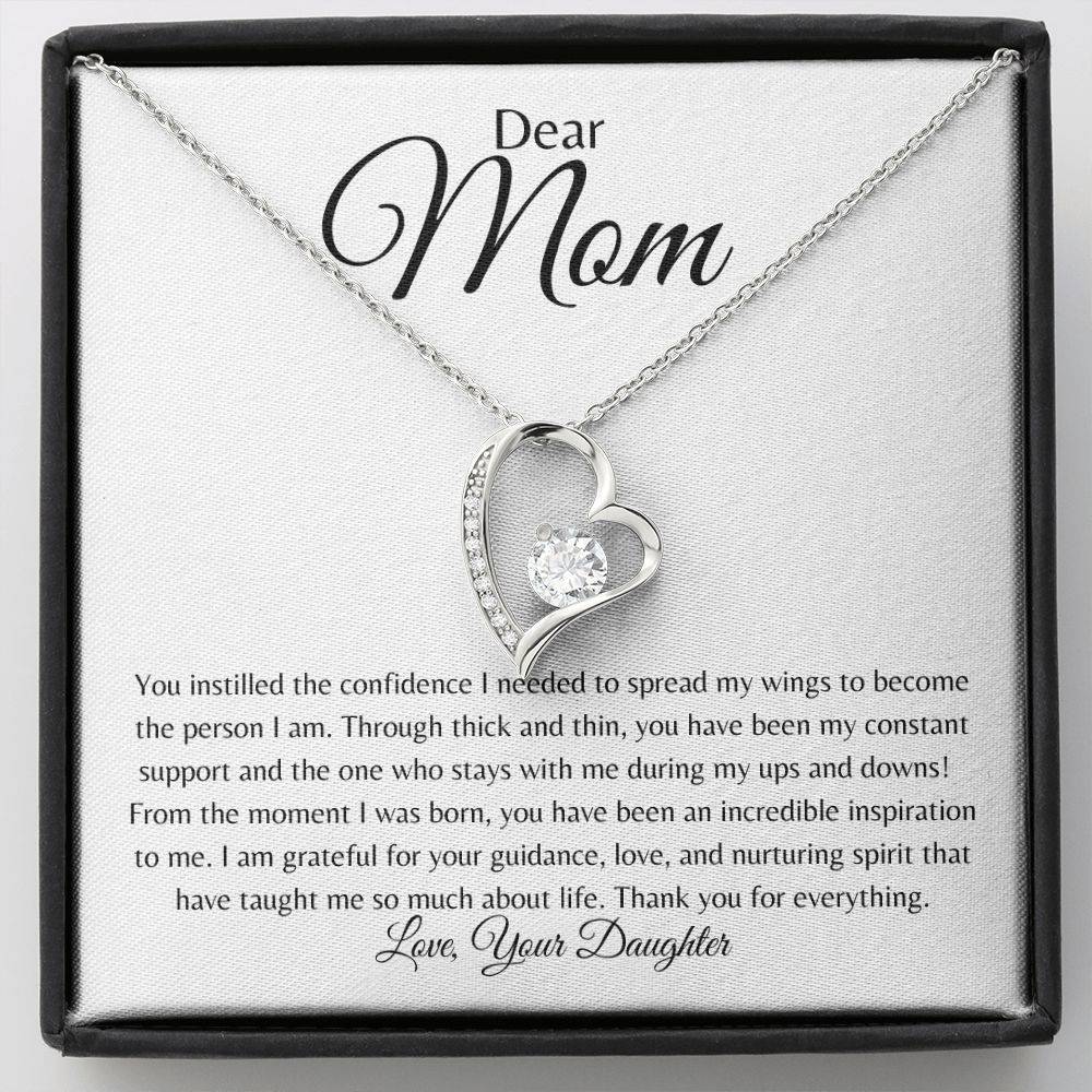To Mom | Forever Love Necklace | From Daughter - Any Gift For You