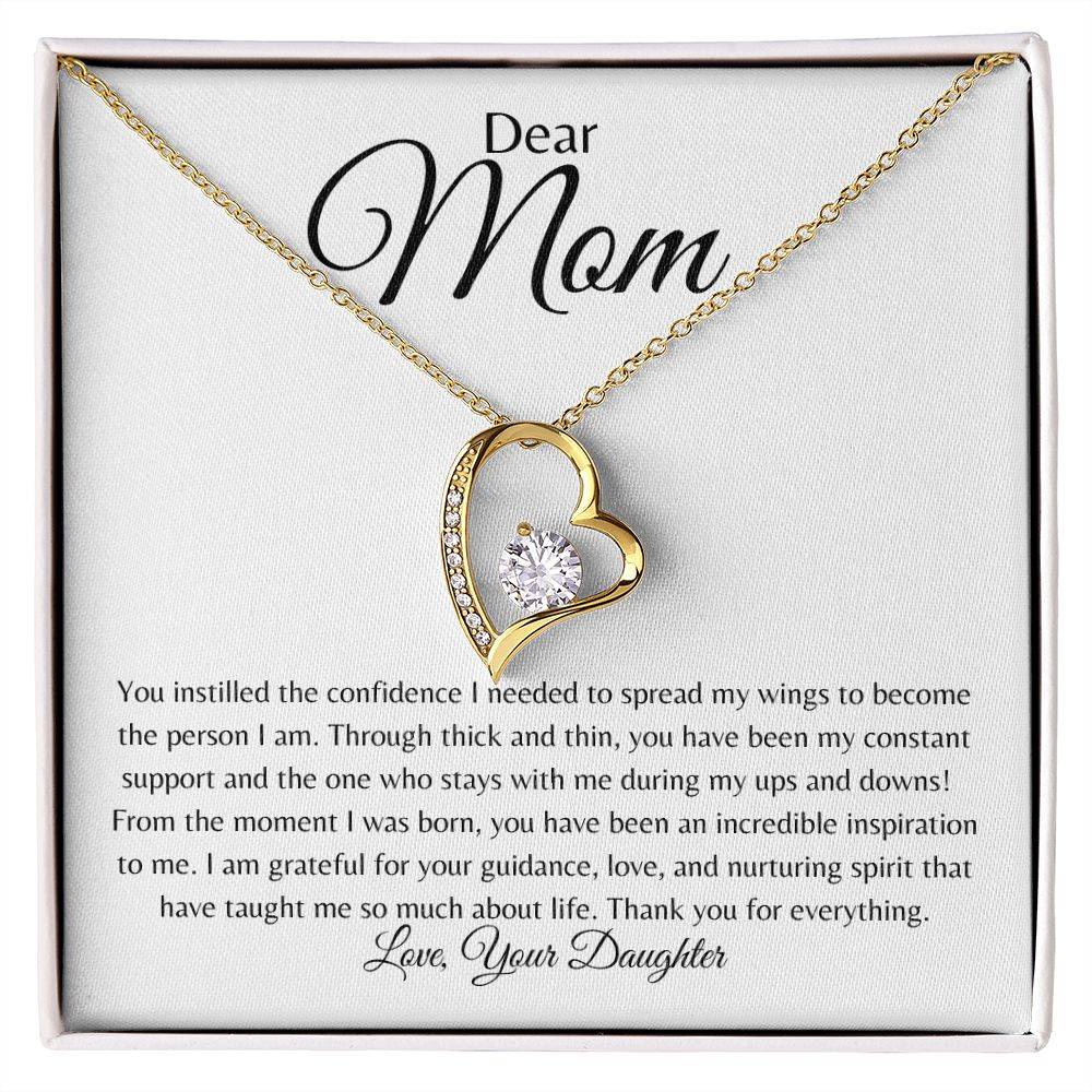 To Mom | Forever Love Necklace | From Daughter - Any Gift For You
