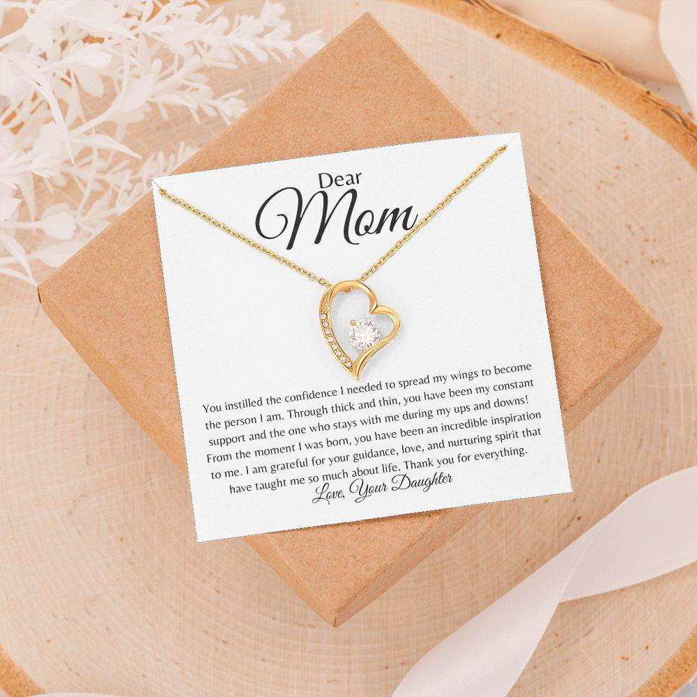 To Mom | Forever Love Necklace | From Daughter - Any Gift For You