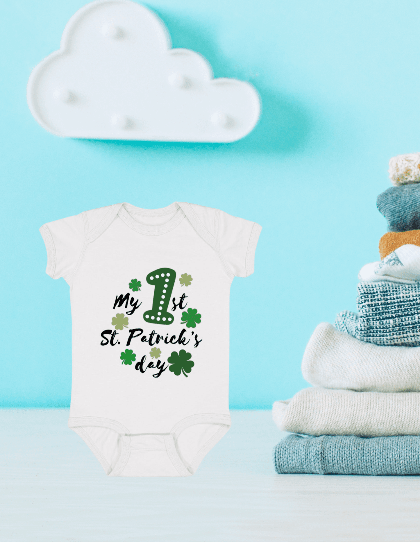 1st St Patrick's Day Baby/Toddler Unisex Body Suit / anygiftforyou