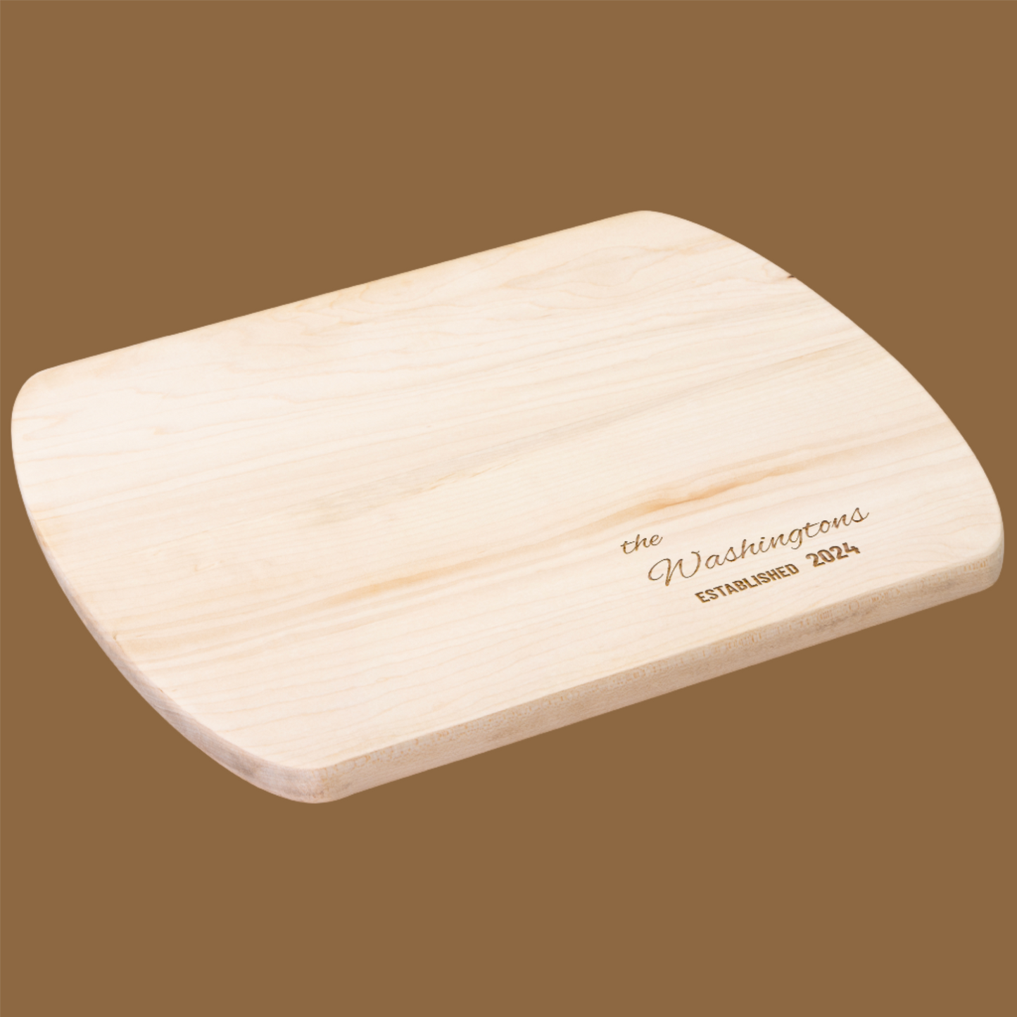 American Heritage Personalized Hardwood Cutting Board in maple - Any Gift For You