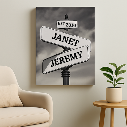Crossroads of Love Canvas