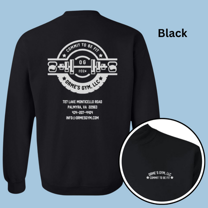 Orme's Gym Pullover Sweatshirt in Dark Colors