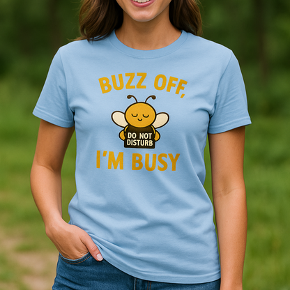 Buzz Off, I’m Busy Bee Design (Regular & Grunge) – Funny Beekeeper Gift for Dad or Nature Lover