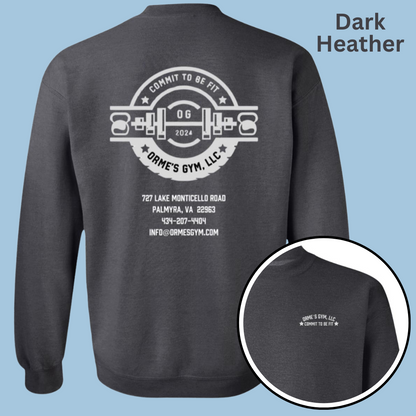 Orme's Gym Pullover Sweatshirt in Dark Colors