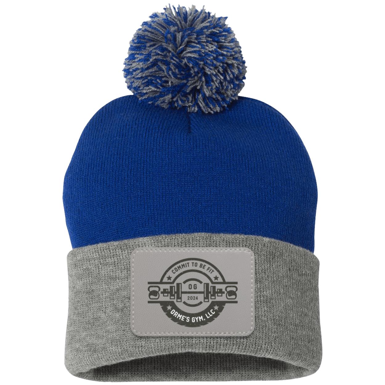 Orme's Gym Logo Pom Pom Knit Cap