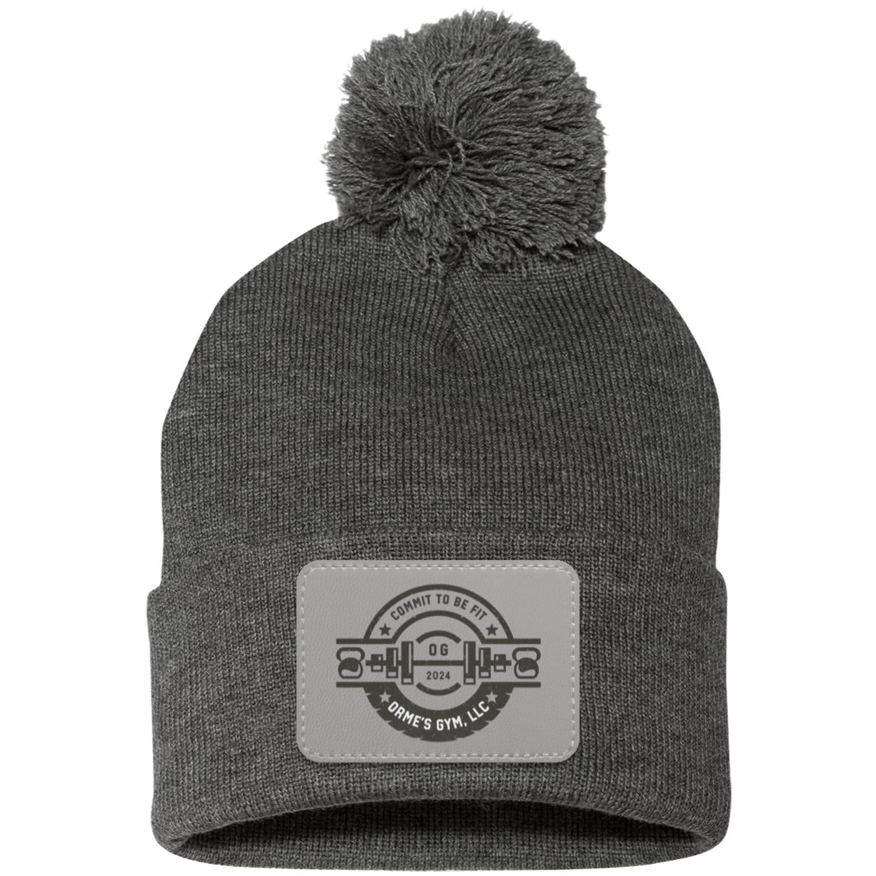 Orme's Gym Logo Pom Pom Knit Cap