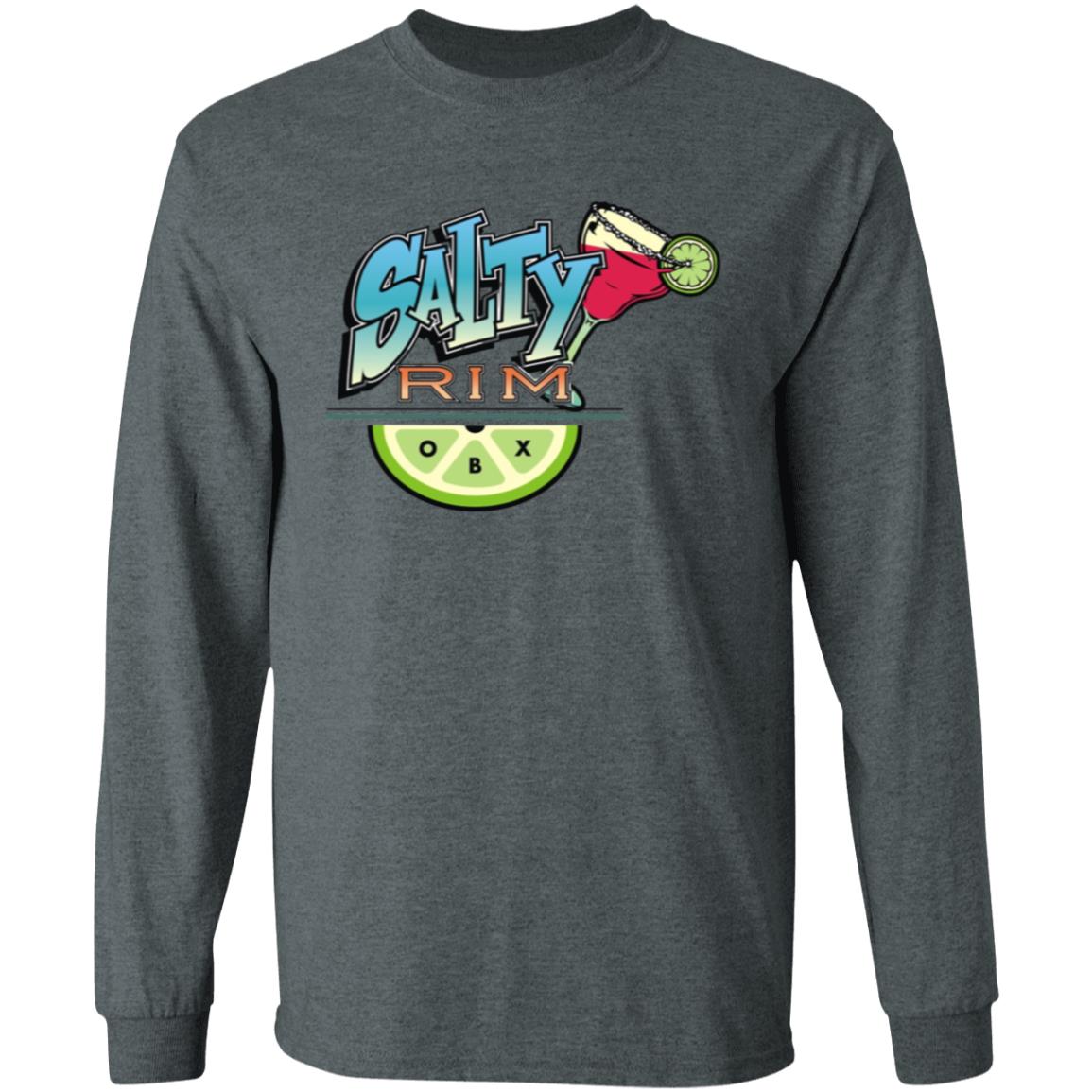 Salty Rim G540 Long Sleeve T-Shirt 5.3 oz. in dark heather