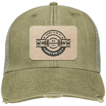 Orme's Gym Logo Distressed Ollie Hat