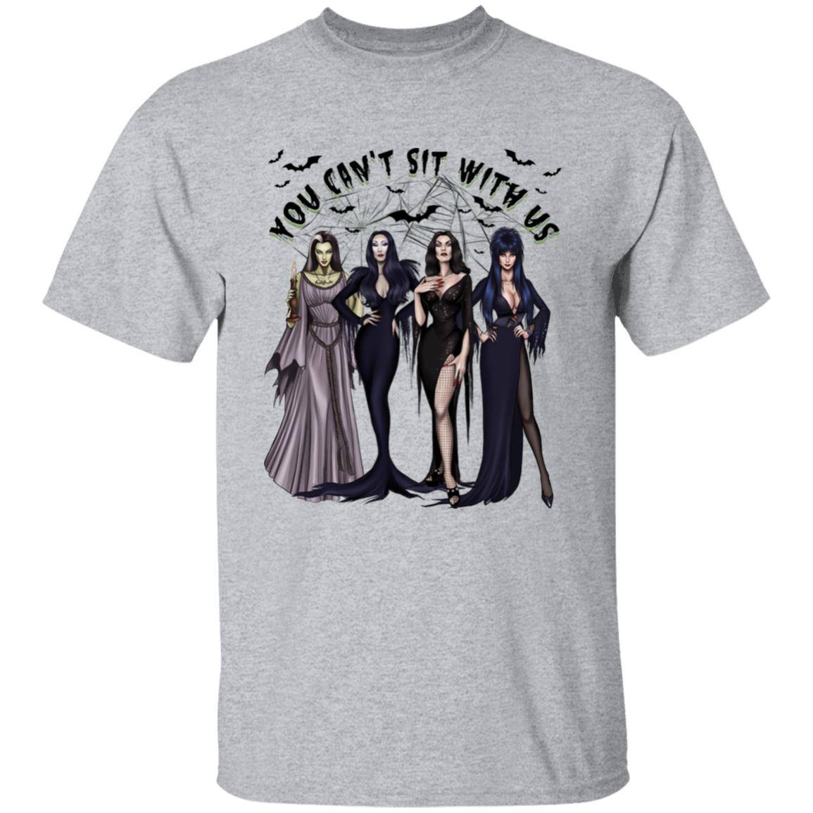Can't Sit with Us Female Vilians Halloween T-Shirt / anygiftforyou