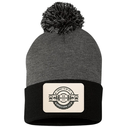 Orme's Gym Logo Pom Pom Knit Cap