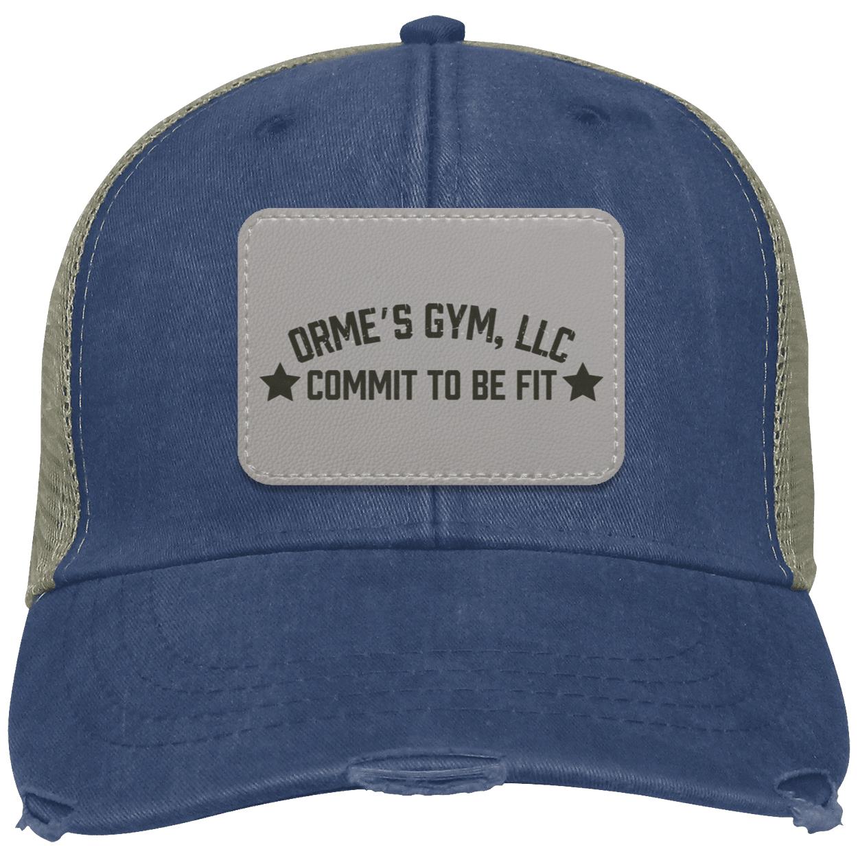 Orme's Gym Slogan Distressed Ollie Hat