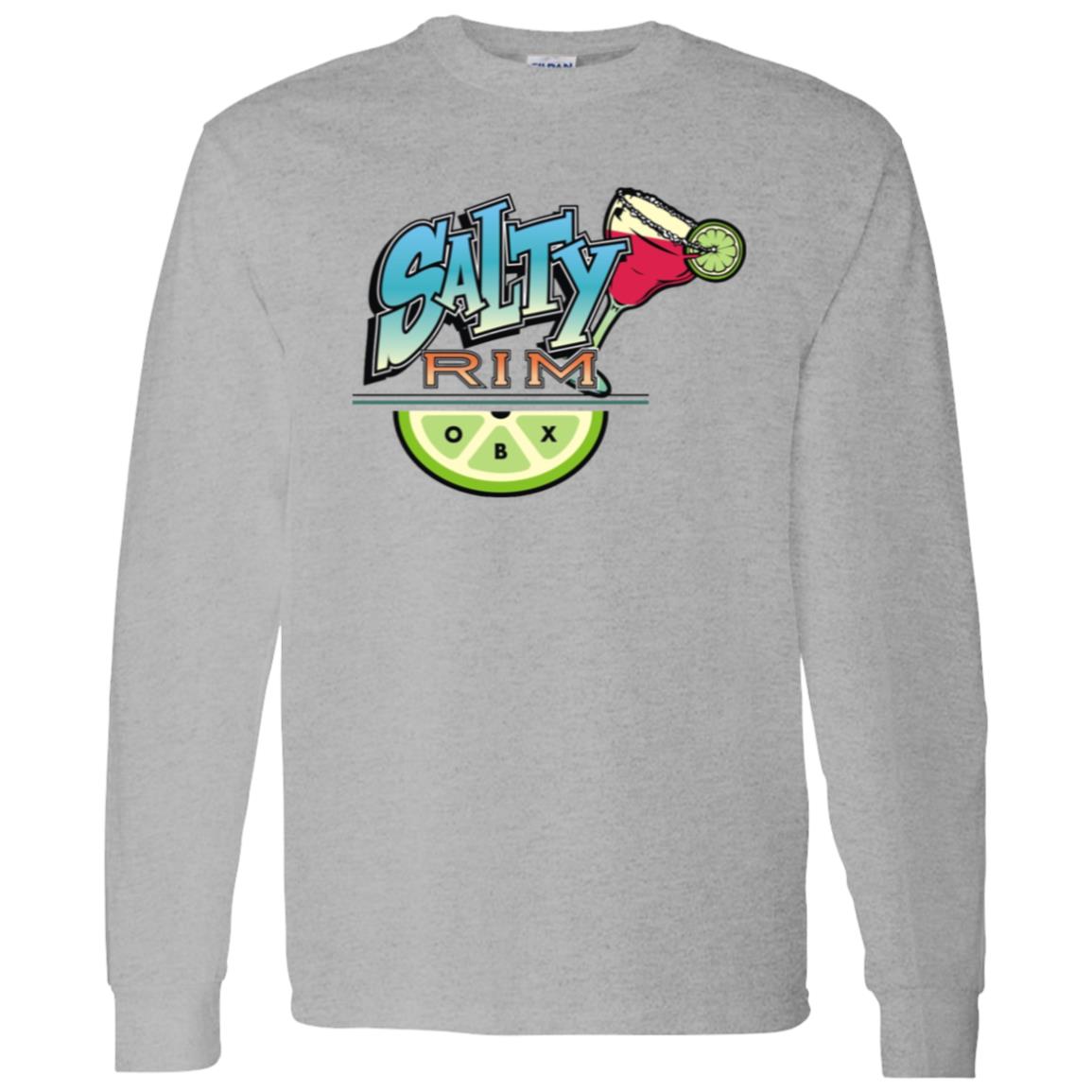 Salty Rim G540 Long Sleeve T-Shirt 5.3 oz. in sport gray