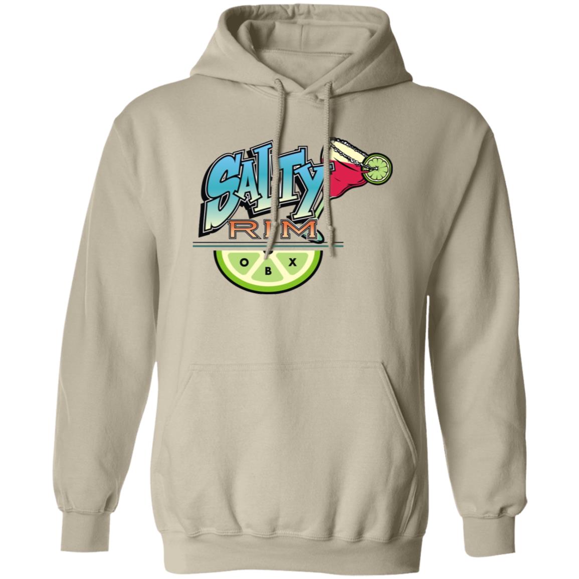 Salty Rim Pullover Hoodie G185 in sand