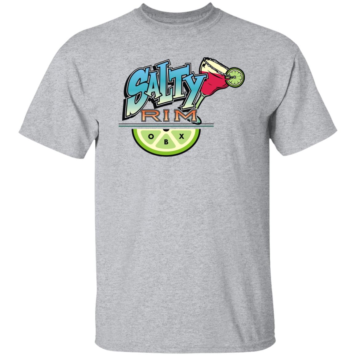 Salty Rim Short Sleeve T-shirt in sport gray