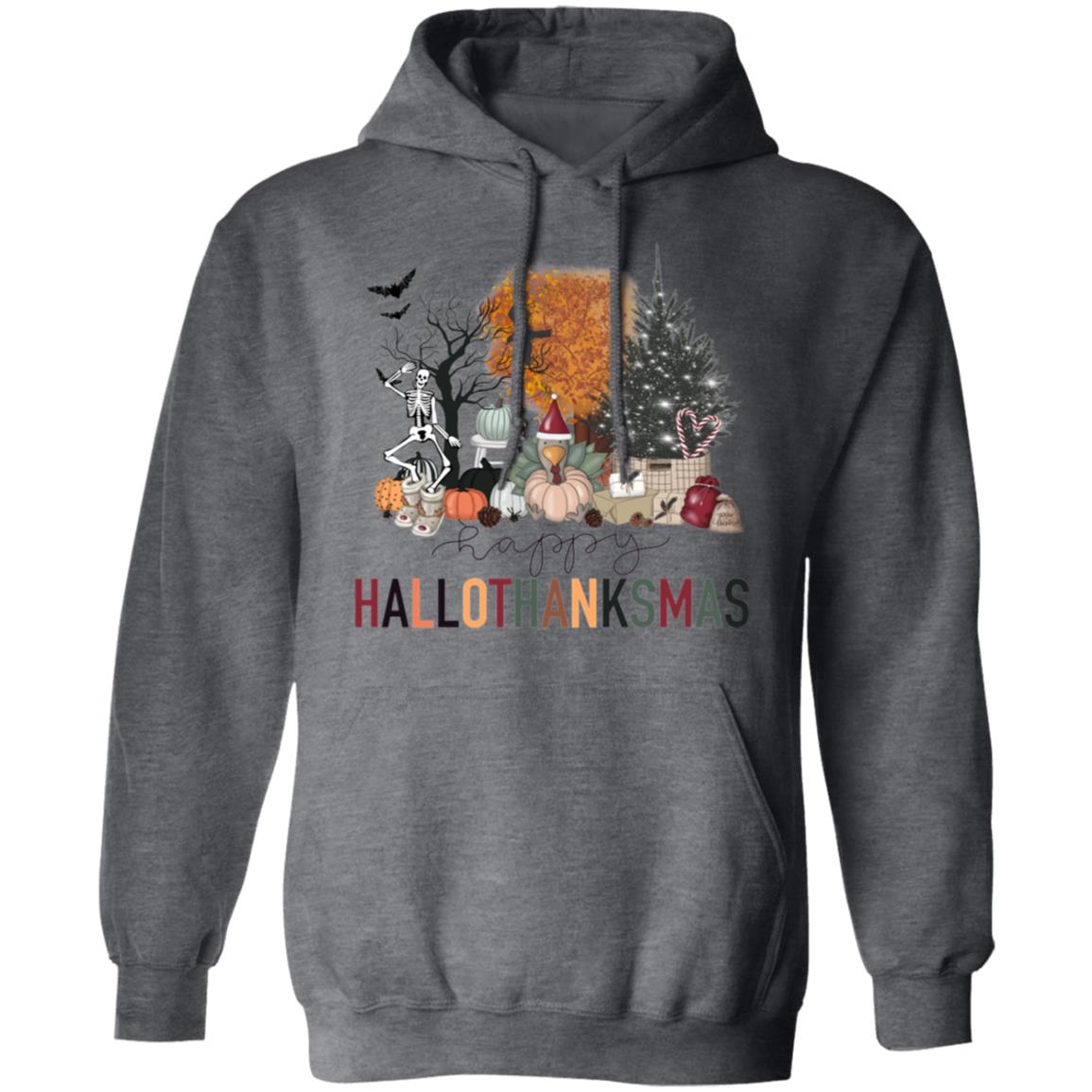 Warm and Festive HalloThanksMas Sweatshirt and Hoodie