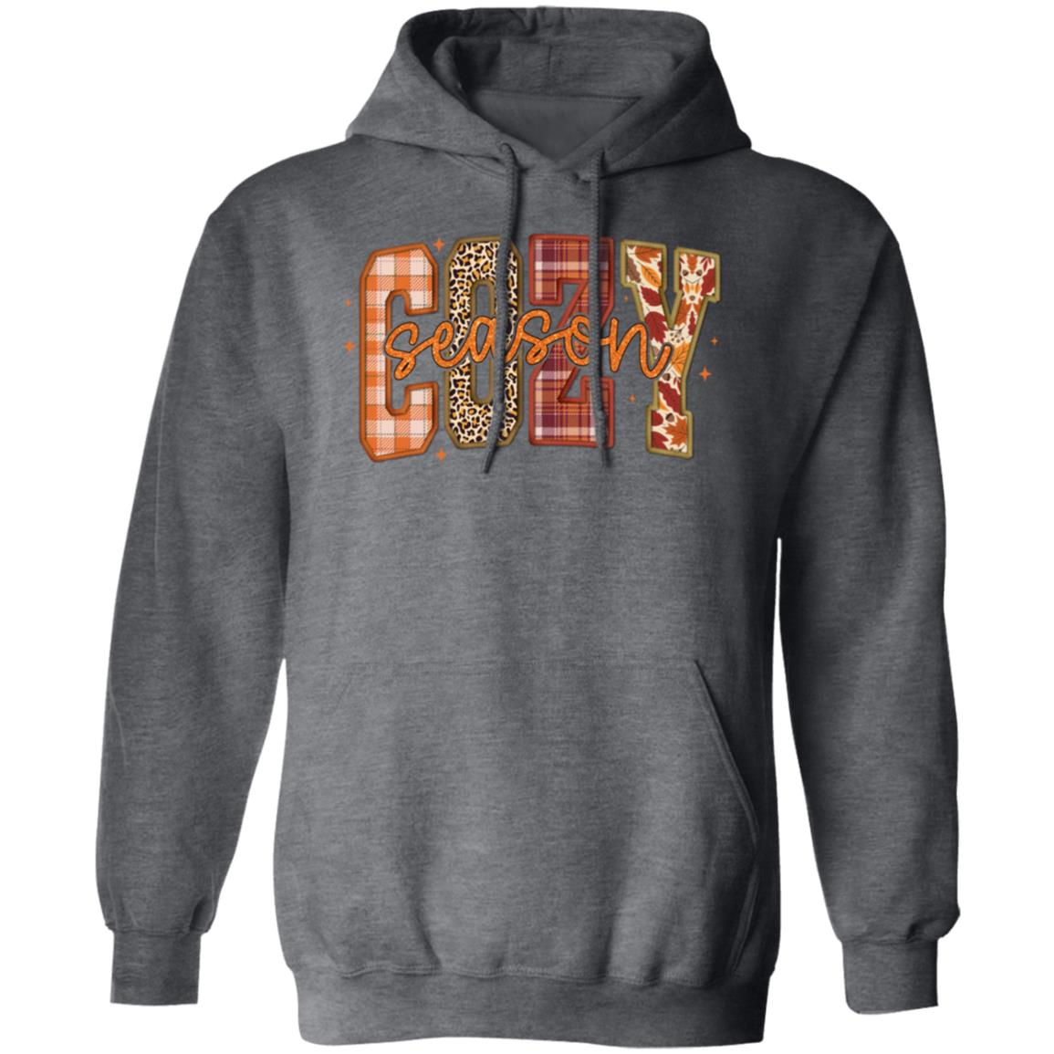 Cozy Season Vibes Hoodie in Dark Heather - Any Gift For You