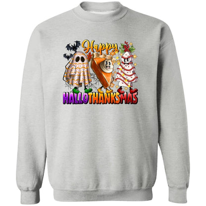 Fun Happy HalloThanksMus Sweatshirt and Hoodie