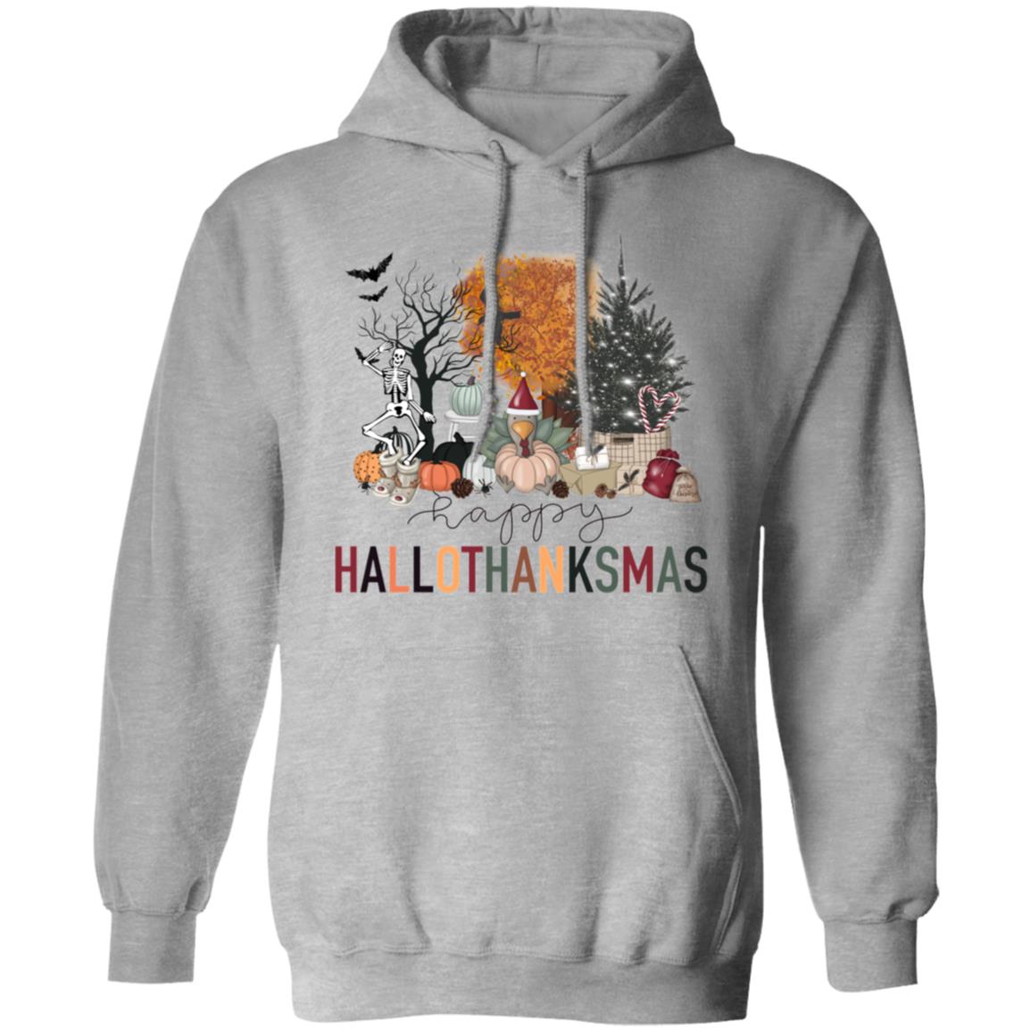 Warm and Festive HalloThanksMas Sweatshirt and Hoodie