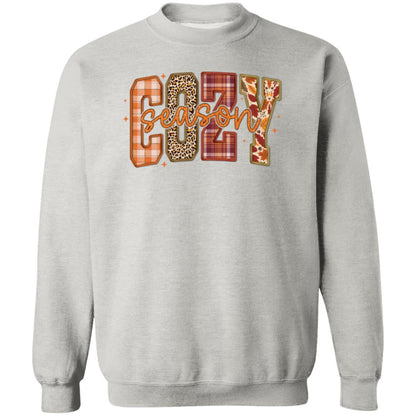 Cozy Season Vibes Sweatshirt in Sport Gray - Any Gift For You