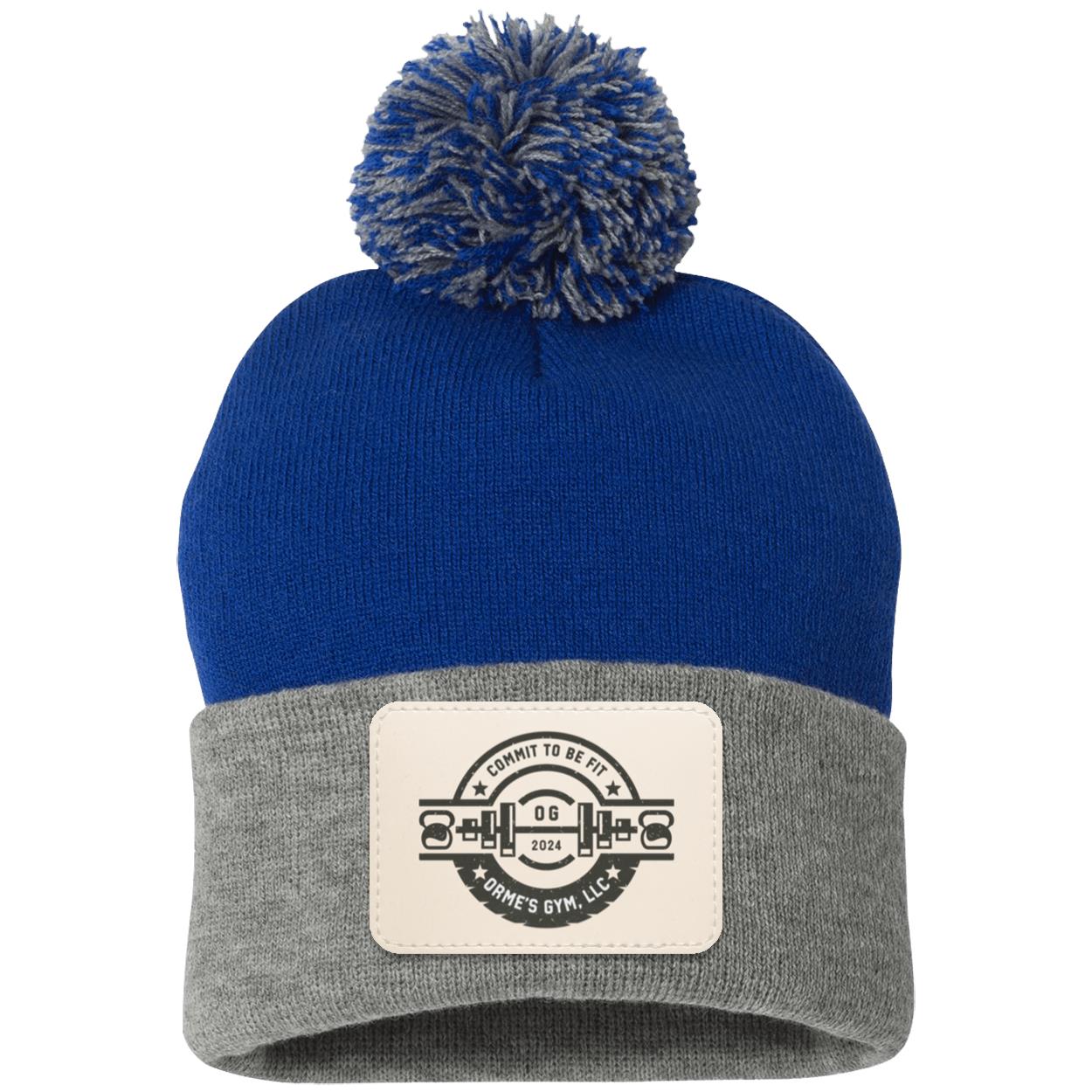 Orme's Gym Logo Pom Pom Knit Cap