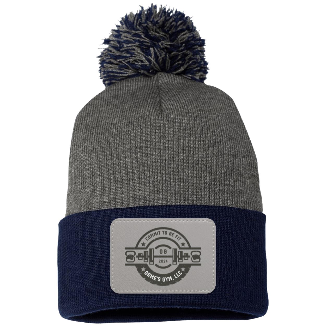 Orme's Gym Logo Pom Pom Knit Cap