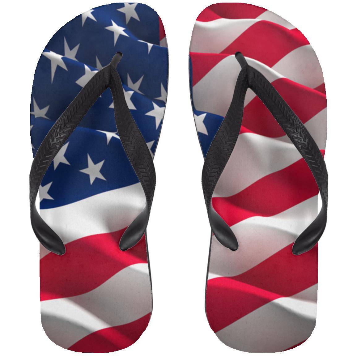 USA Flag Adult Flip Flops - Any Gift For You