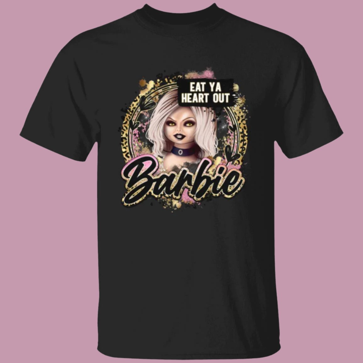 Scary Barbie Unisex T-Shirt in black - Any Gift For You