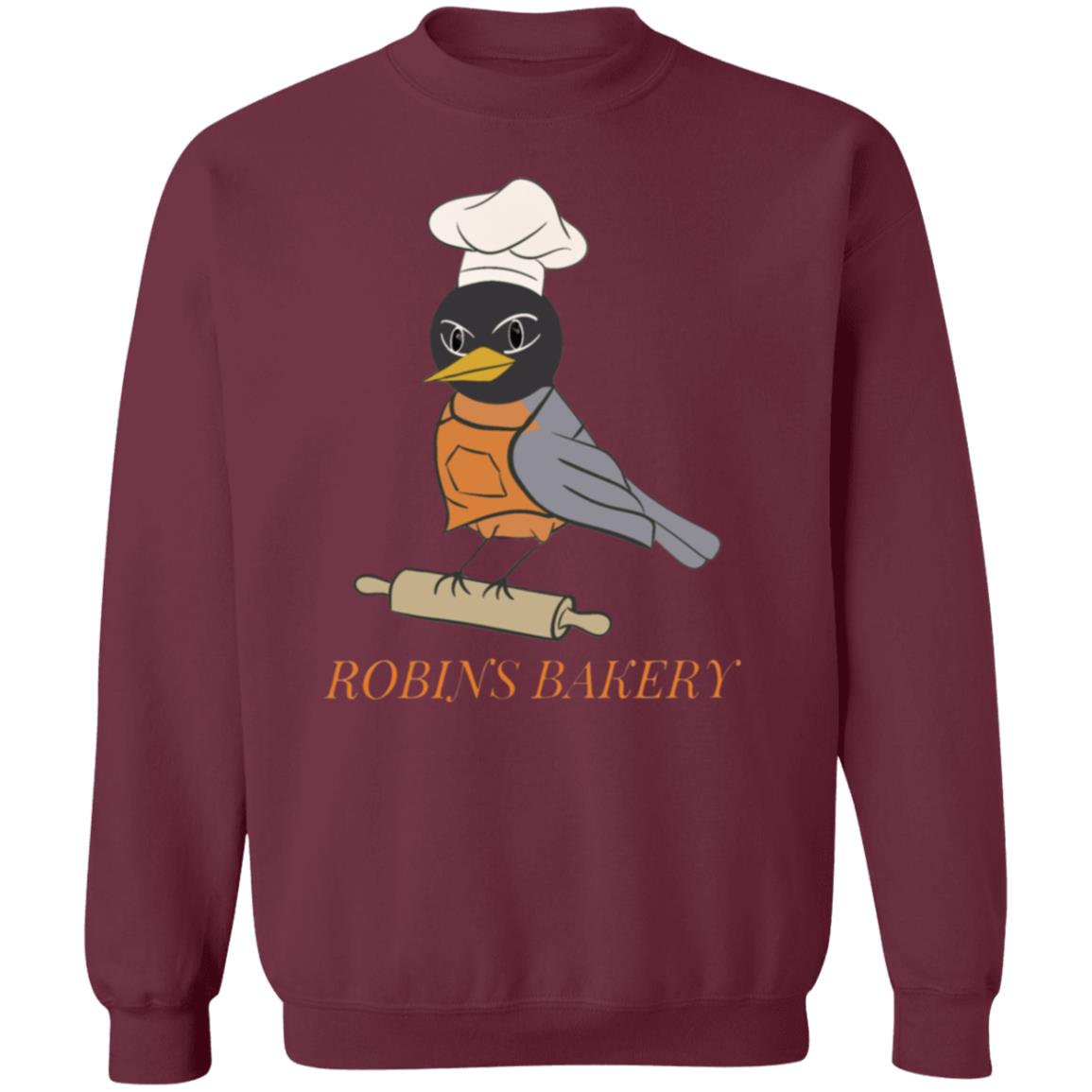 Robins Bakery Crewneck Pullover Sweatshirt G180