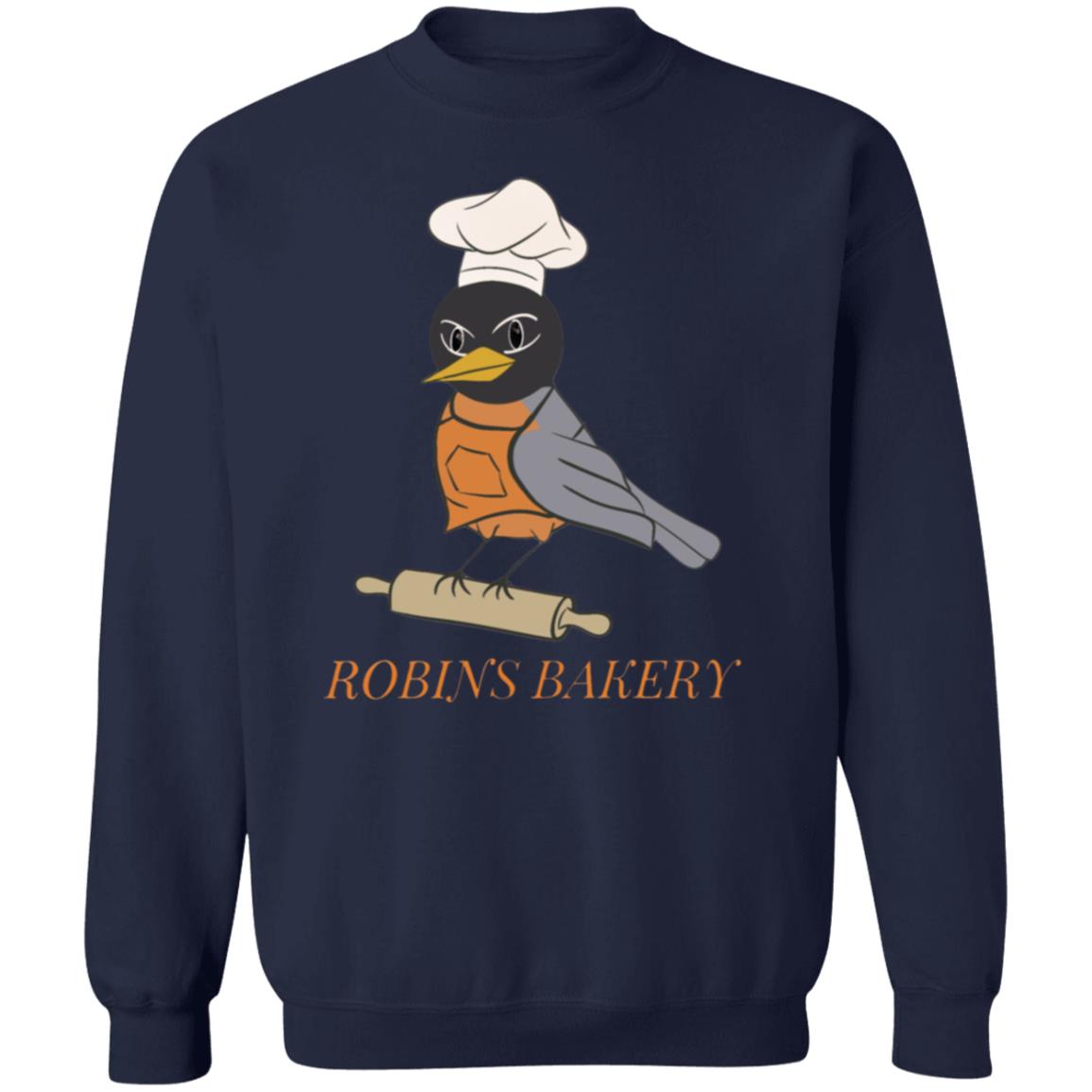 Robins Bakery Crewneck Pullover Sweatshirt G180