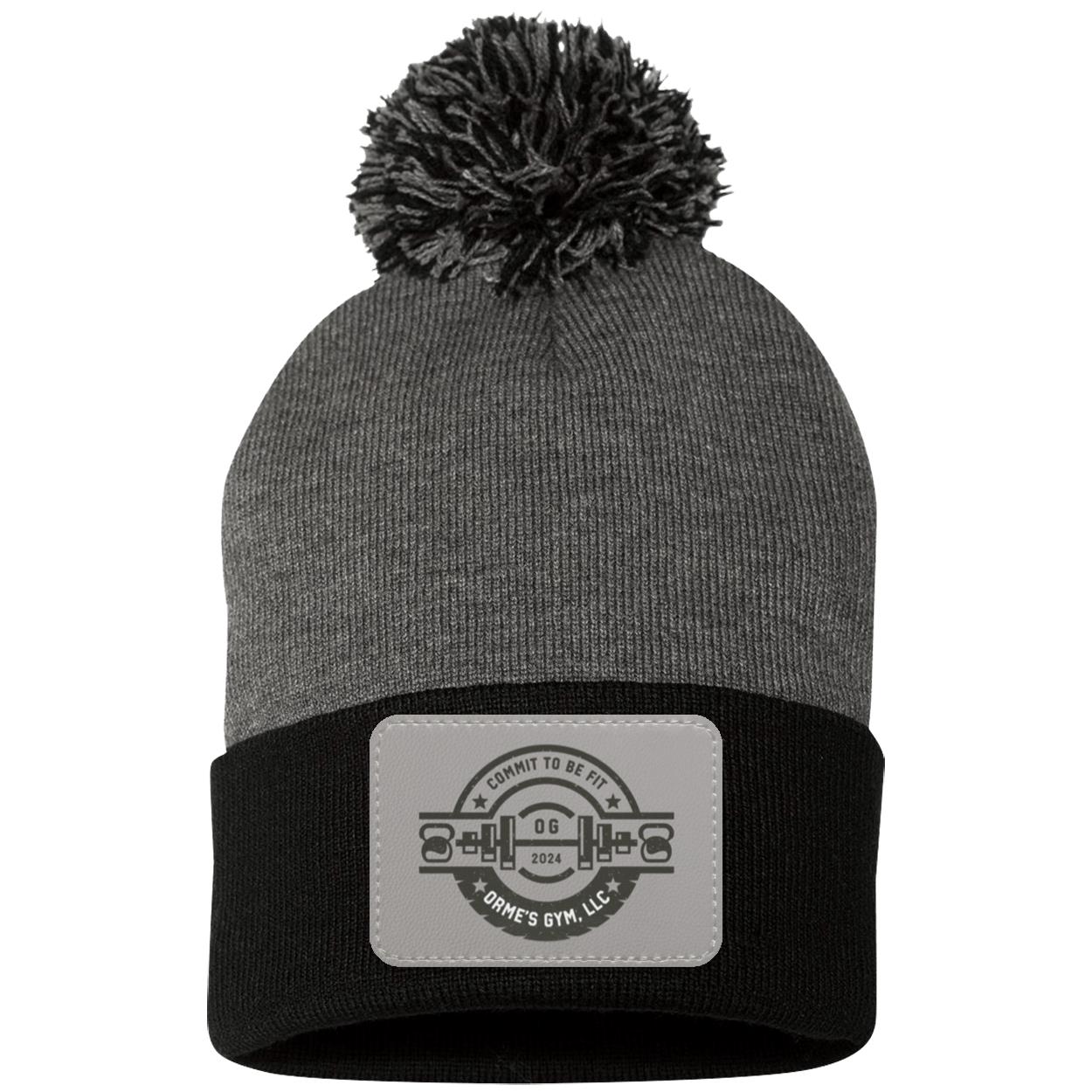 Orme's Gym Logo Pom Pom Knit Cap