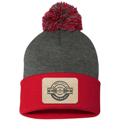 Orme's Gym Logo Pom Pom Knit Cap