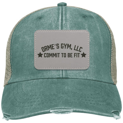 Orme's Gym Slogan Distressed Ollie Hat